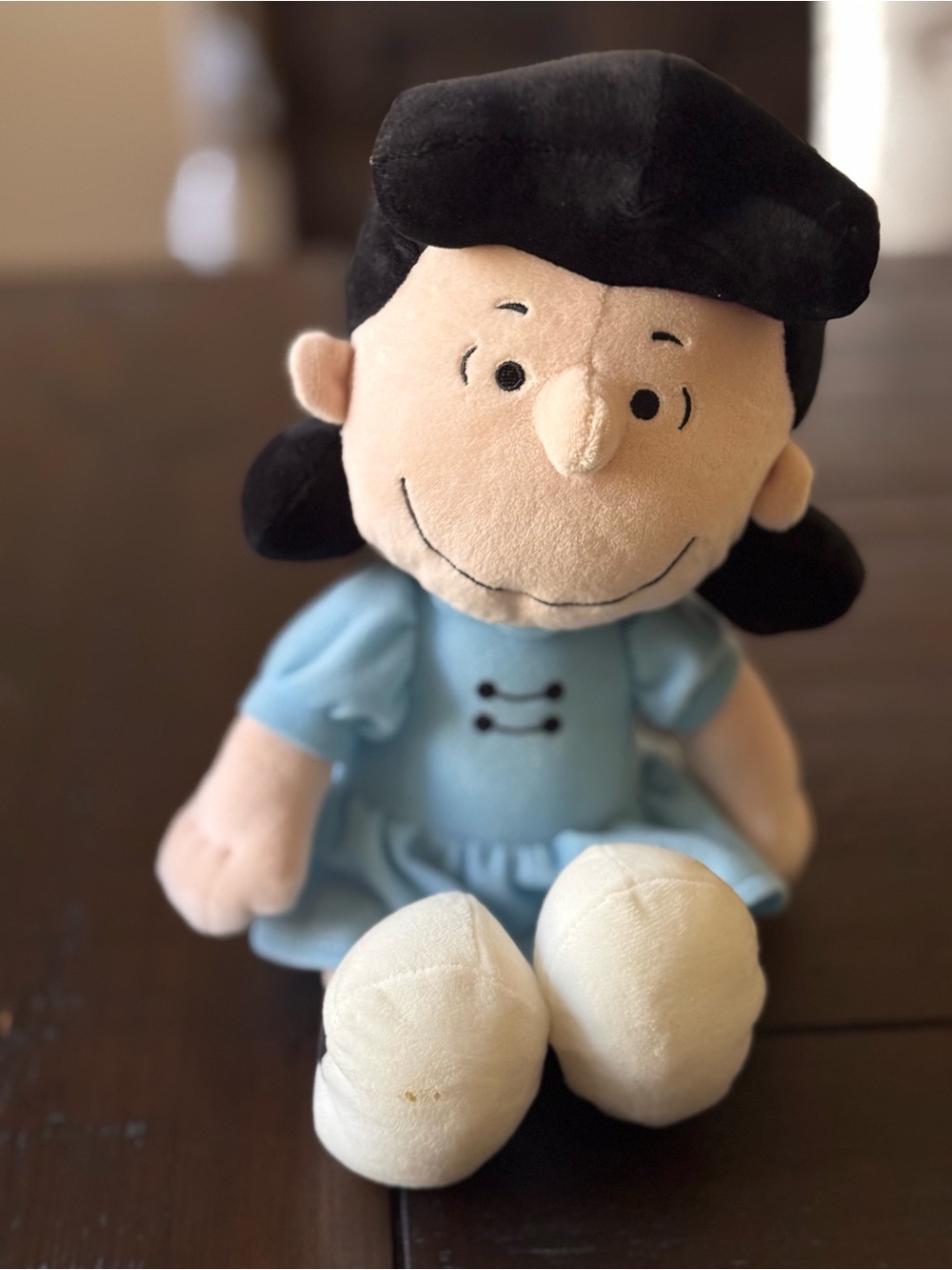 Kohl's Peanuts Lucy Plush in Light Blue Dress and Black Hair